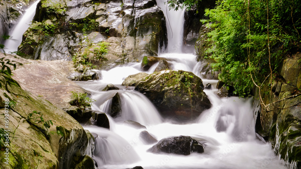 Fototapeta premium Beautiful waterfall in Thailand