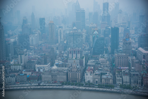 Canvas Print Shanghai from the Pearl Tower