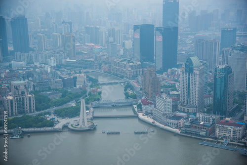 Photography Shanghai from the Pearl Tower