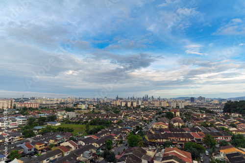 Photography A cloudy day in Kuala Lumpur, the capital of Malaysia
