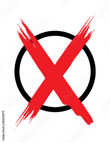 Kreuz, Wahlen, Vote ballot. Red Cross. Federal elections, Bundestagswahl, Federale verkiezingen, Elezioni federali, Élections fédérales, Elecciones federales, eleições federais.