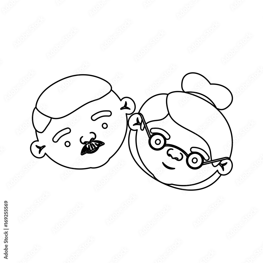Coloring Page grandfather and grandmother - free printable coloring pages -  Img 25560