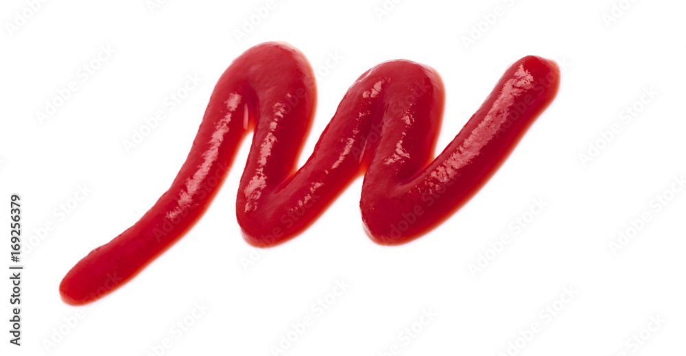 tomato sauce isolated on white background tomato sauce isolated on white background