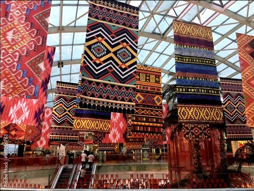 Morocco. Moroccan carpets. Moroccan ornament and patterns.