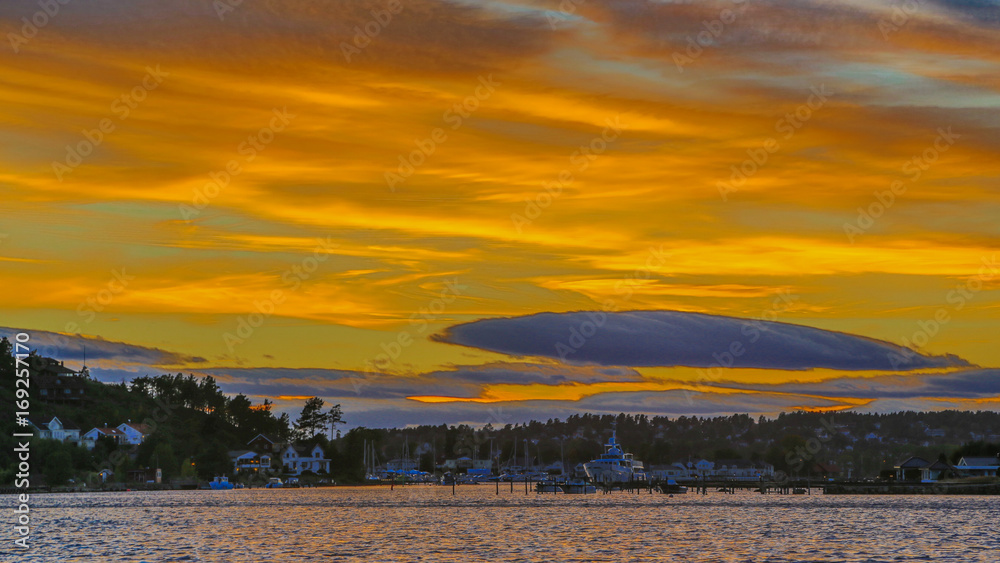 Sunset at Jarlsø