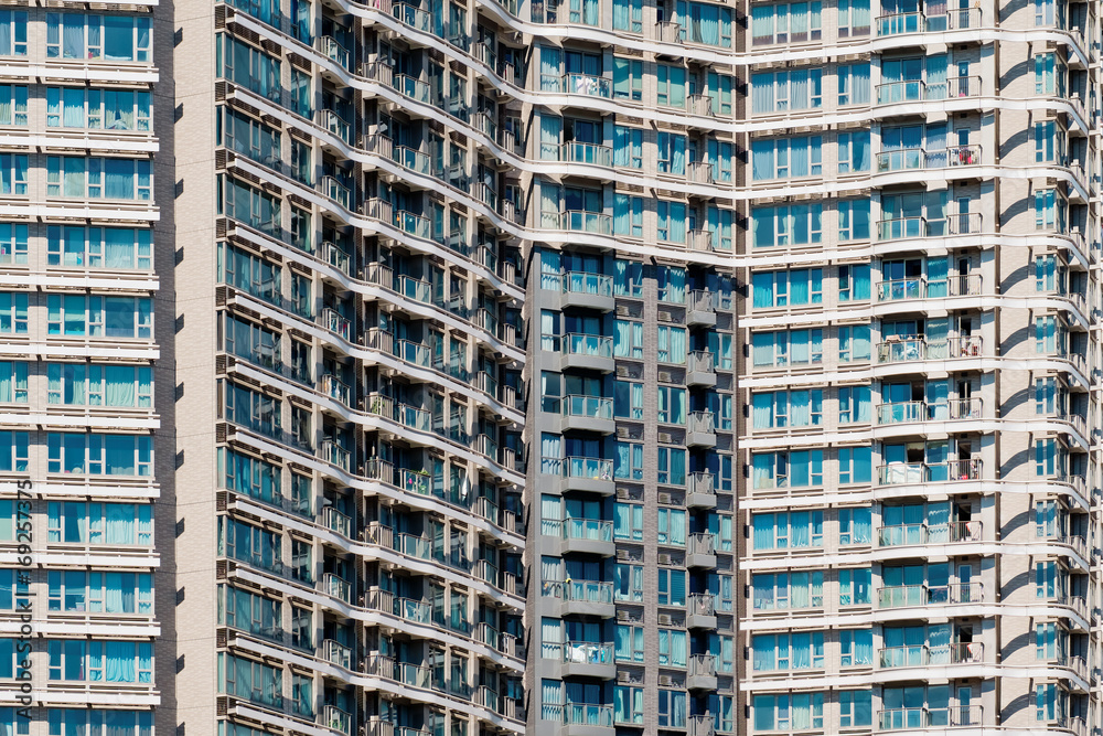 Residential buildings in Hong Kong
