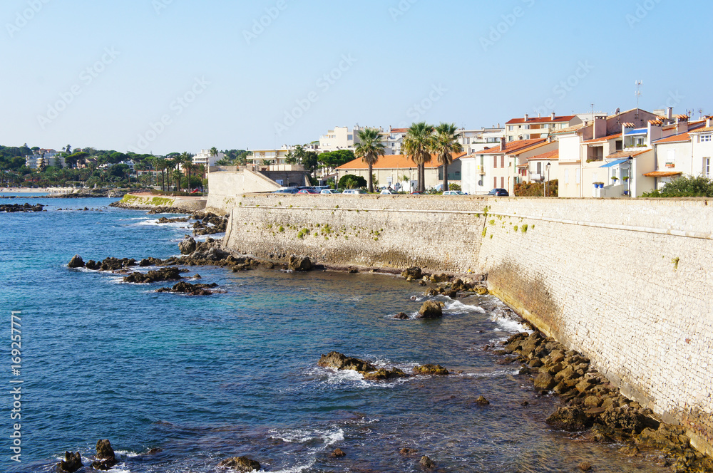 Cityscape of Antibes at south of France