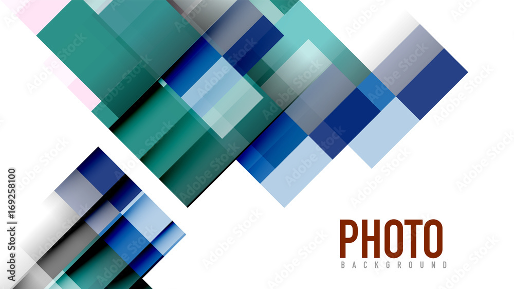 Business presentation geometric template Business presentation geometric template