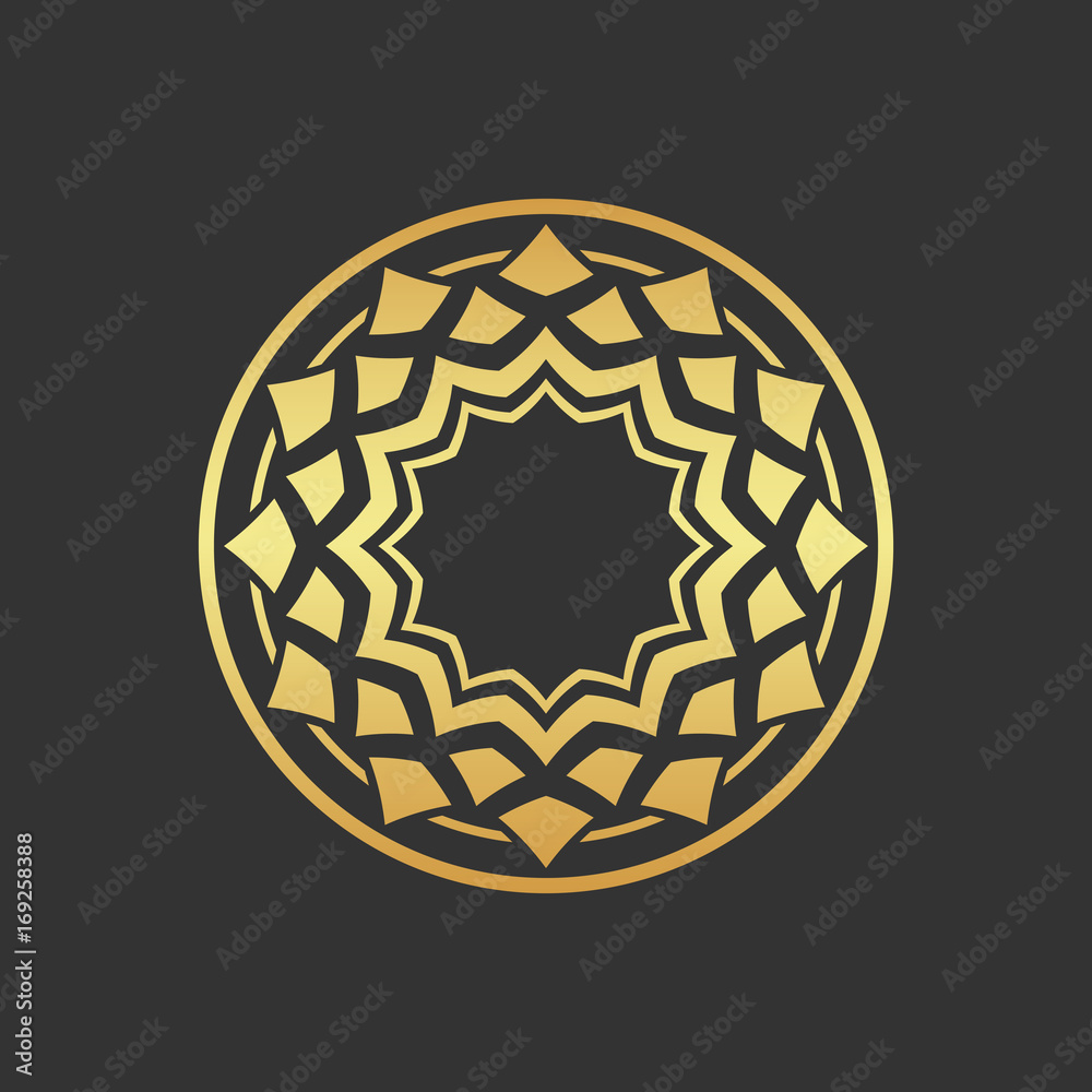 Abstract element for design, gold decoration, frame. Abstract element for design, gold decoration, frame.