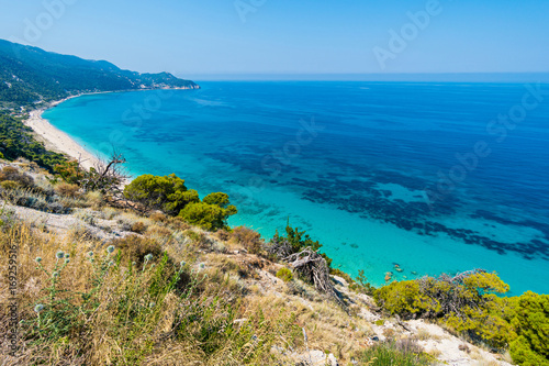 Ionian sea on Lefkada west coast