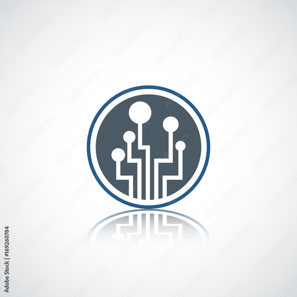 Abstract technology business company logo. Abstract technology business company logo.