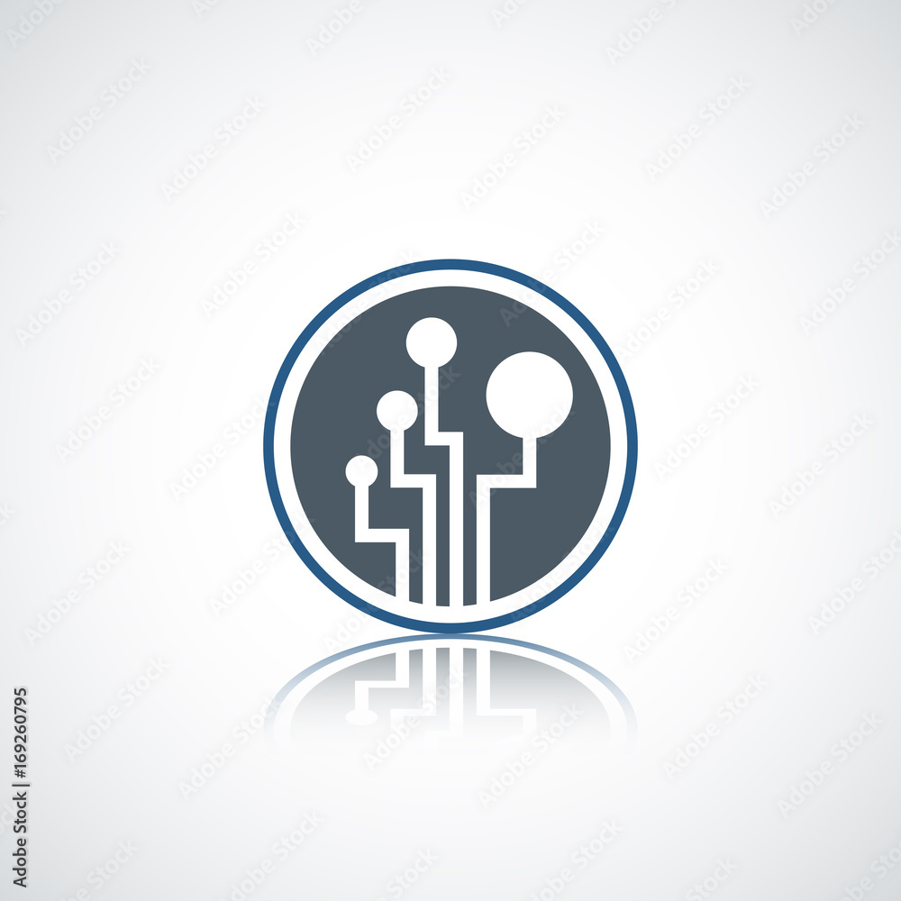 Abstract technology business company logo. Abstract technology business company logo.