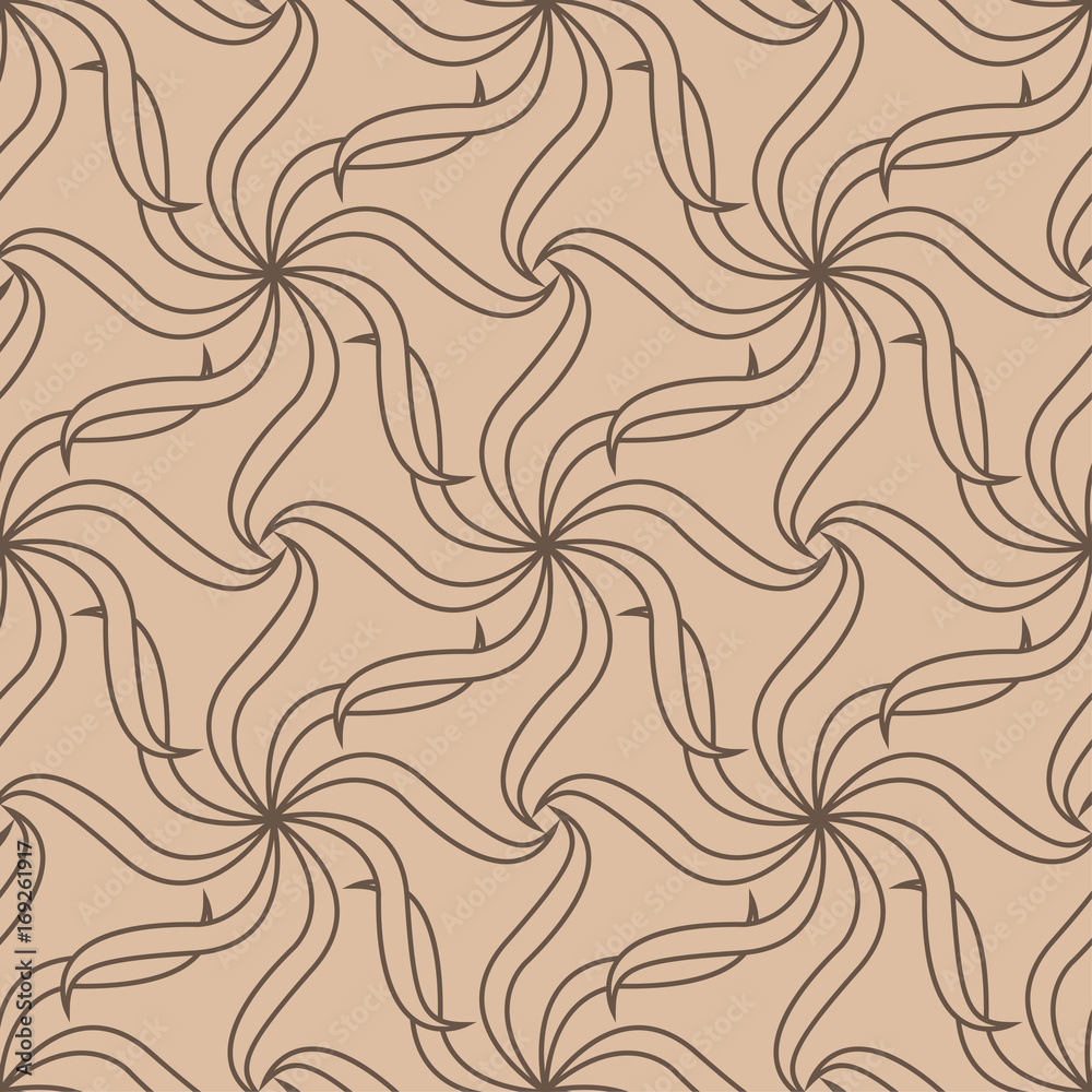 Geometric brown abstract seamless pattern for fabrics Geometric brown abstract seamless pattern for fabrics