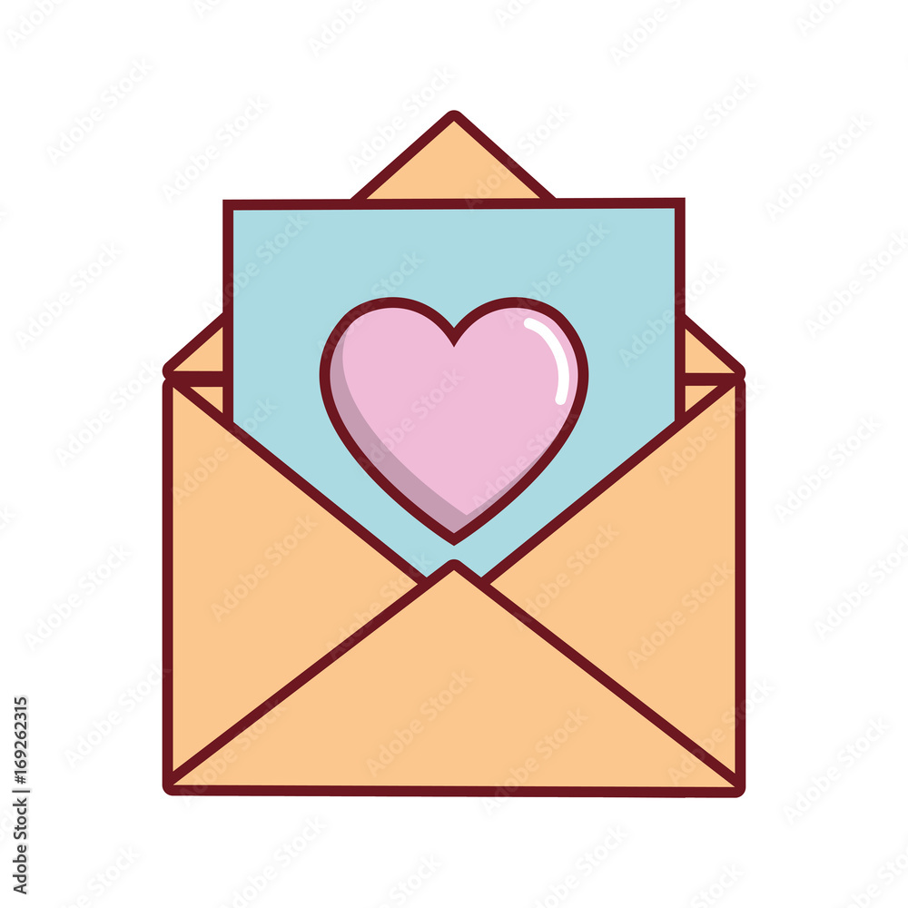 envelope icon over white background vector illustration envelope icon over white background vector illustration