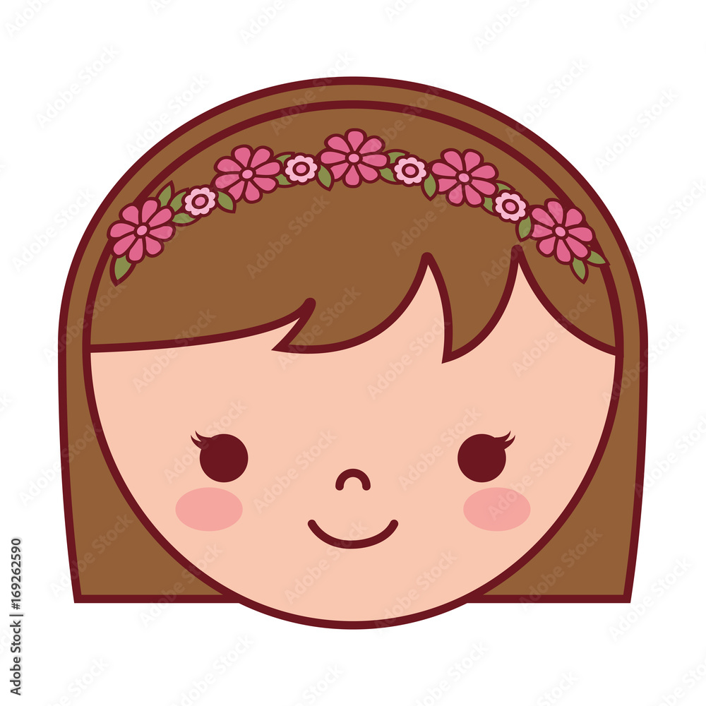 cartoon woman face icon over white background colorful design vector illustration cartoon woman face icon over white background colorful design vector illustration