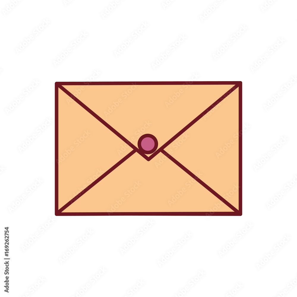 envelope icon over white background vector illustration envelope icon over white background vector illustration