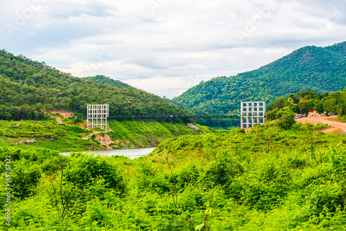 Landscape view of Mae Kuang Udom Thara dam photo