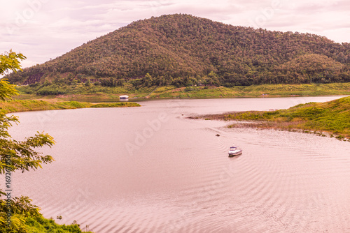 Landscape view of Mae Kuang Udom Thara dam photo