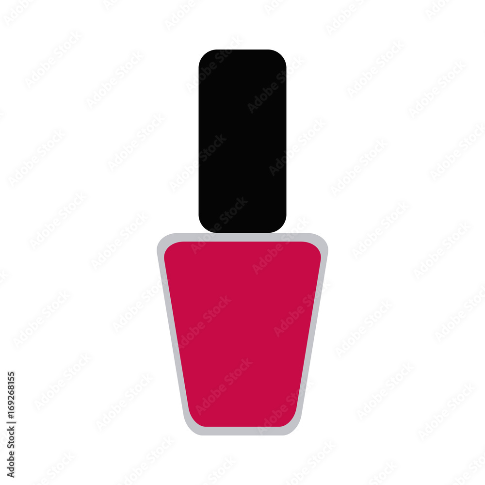 pink nail polish icon image vector illustration design pink nail polish icon image vector illustration design