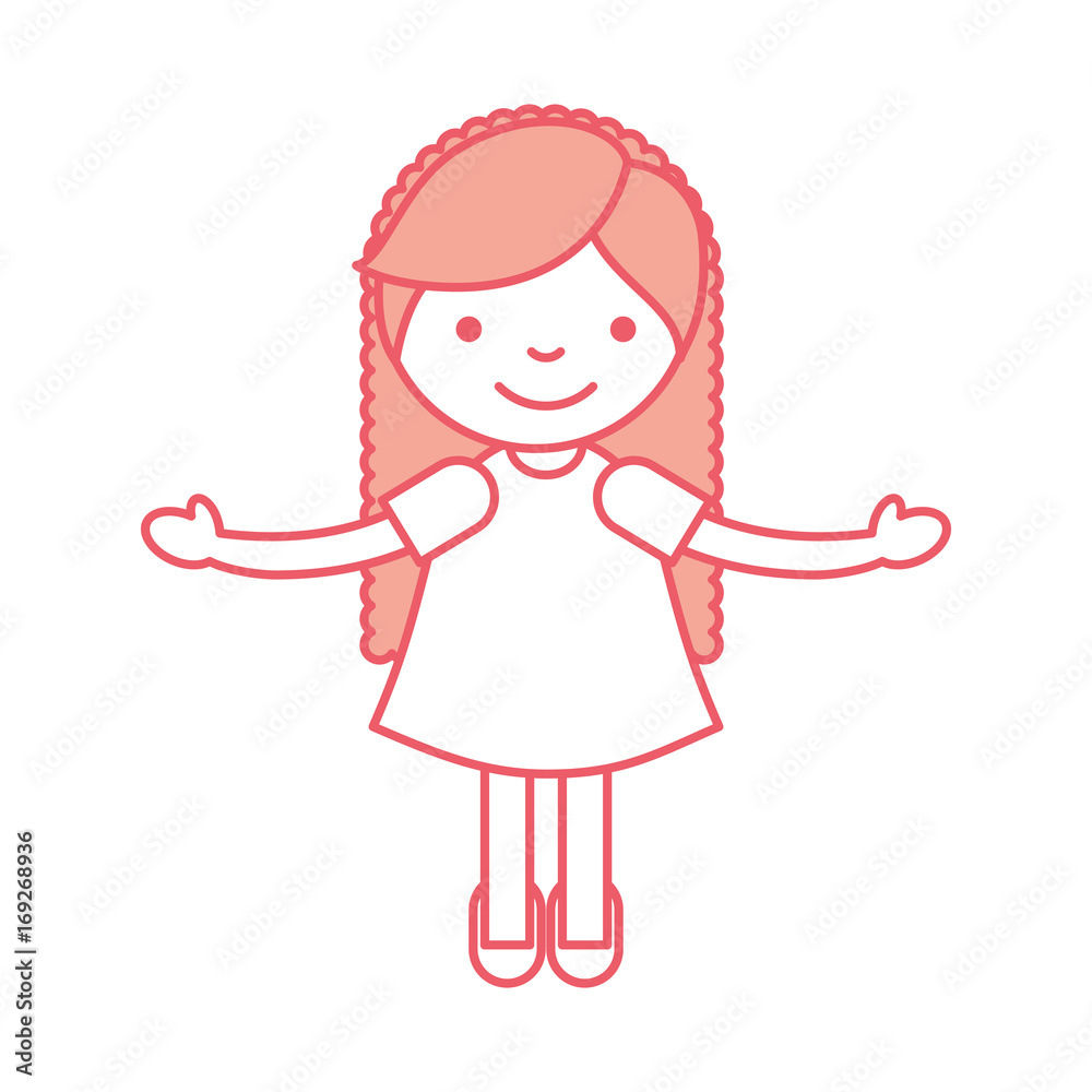 cute little girl character vector illustration design cute little girl character vector illustration design