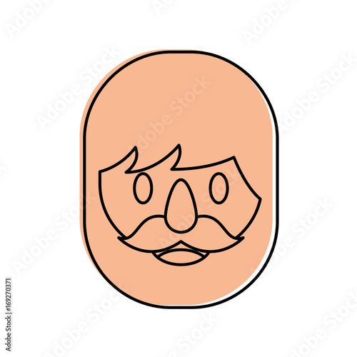 man avatar character icon vector illustration design