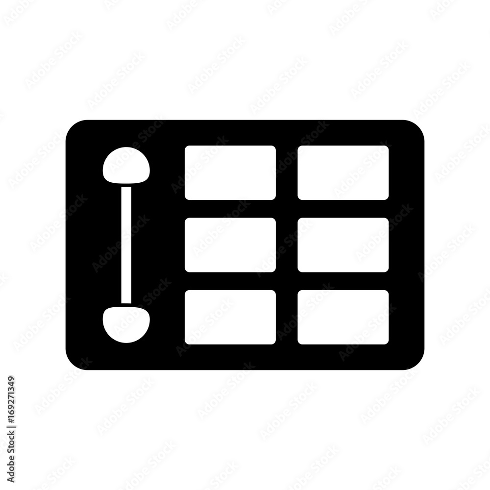 Palette Clipart Black And White