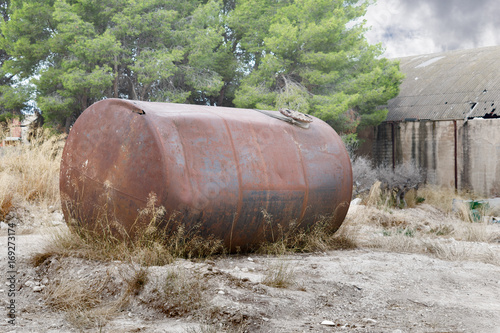 Abandoned tank