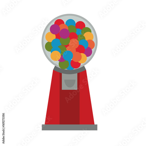 candy balls dispenser  icon image vector illustration design 