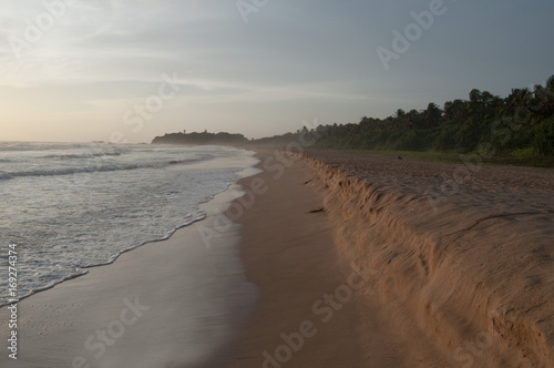 On sand beaches of Sri Lanka