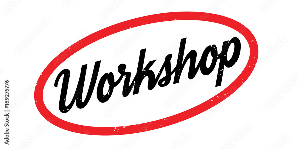 Workshop rubber stamp. Grunge design with dust scratches. Effects can be easily removed for a clean, crisp look. Color is easily changed. Workshop rubber stamp. Grunge design with dust scratches. Effects can be easily removed for a clean, crisp look. Color is easily changed.