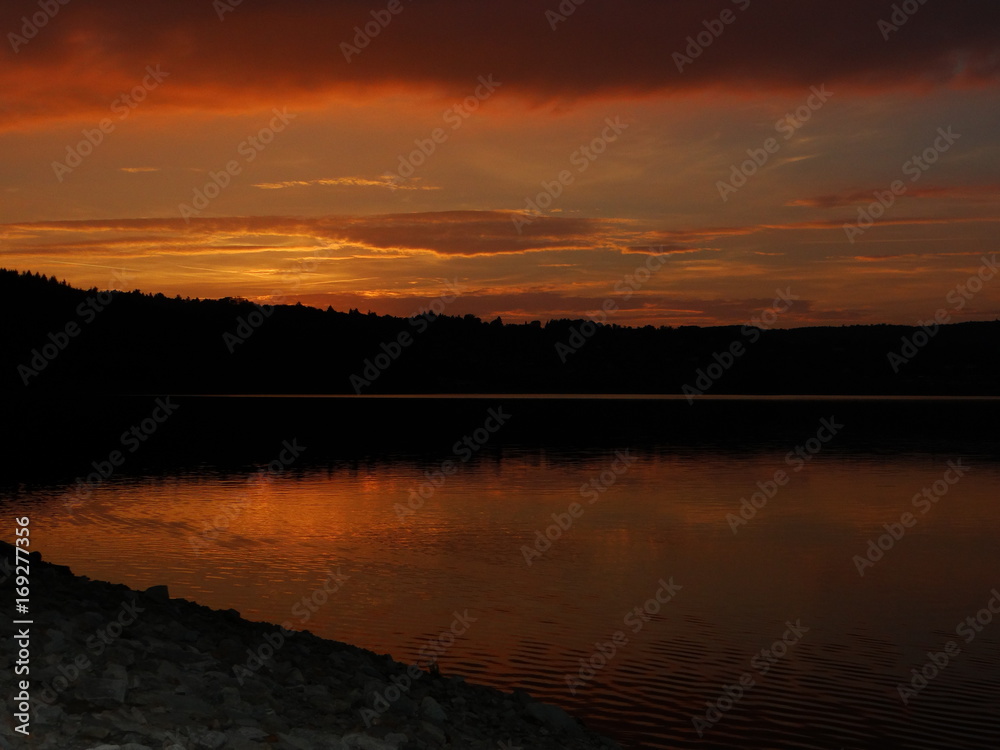 Fototapeta premium Sonnenuntergang, Abendstimmung