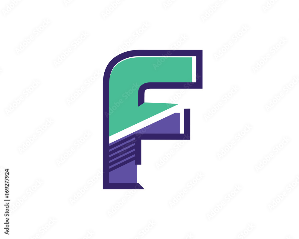 Modern F Alphabet Symbol Suitable For Technology Logo, Infographics, Print, Digital, Logo, Icon, Apps, T-Shirts and Other Marketing Material Purpose. Modern F Alphabet Symbol Suitable For Technology Logo, Infographics, Print, Digital, Logo, Icon, Apps, T-Shirts and Other Marketing Material Purpose.