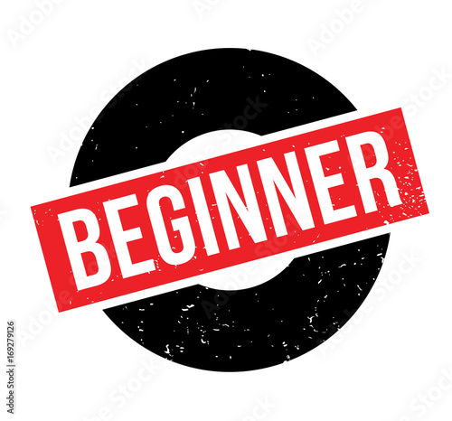 Beginner rubber stamp. Grunge design with dust scratches. Effects can be easily removed for a clean, crisp look. Color is easily changed.