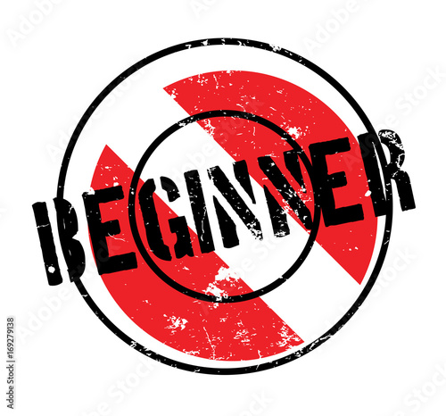 Beginner rubber stamp. Grunge design with dust scratches. Effects can be easily removed for a clean, crisp look. Color is easily changed.
