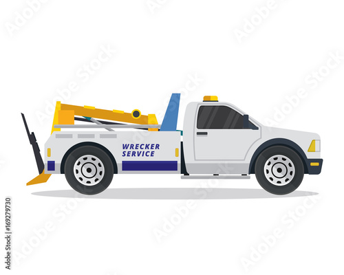 Modern Tow Truck Illustration Logo
