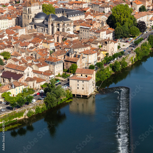 The city of Cahors, in the south-west of France