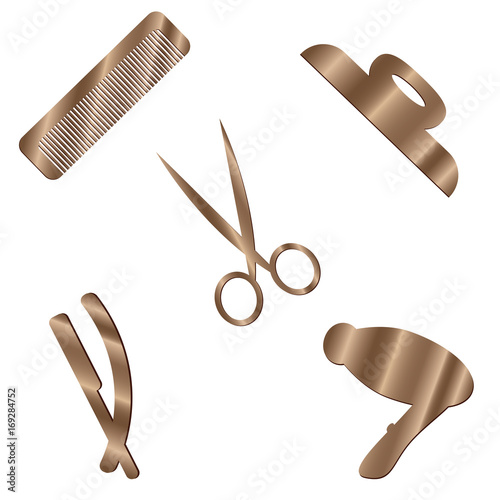 Items for hairdressing salons