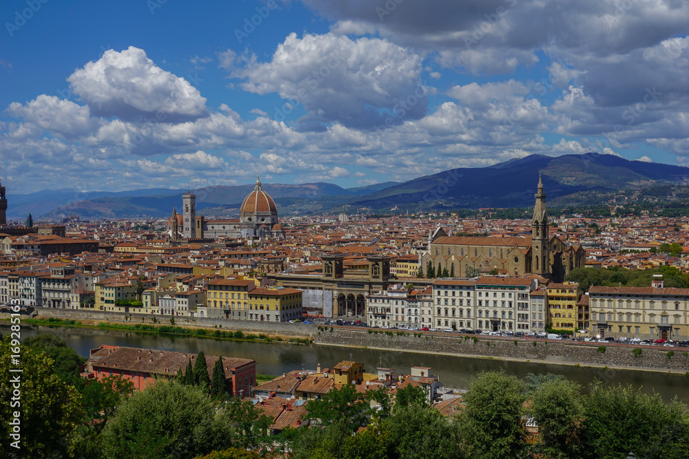 Panorama view over Florence