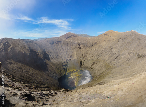 Mt. Bromo crater at Bromo tengger semaru national park, East java, Indonasia photo