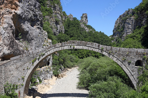 kokkori old stone bridge landscape Zagoria Greece © goce risteski