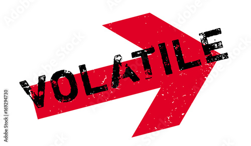 Volatile rubber stamp. Grunge design with dust scratches. Effects can be easily removed for a clean, crisp look. Color is easily changed.