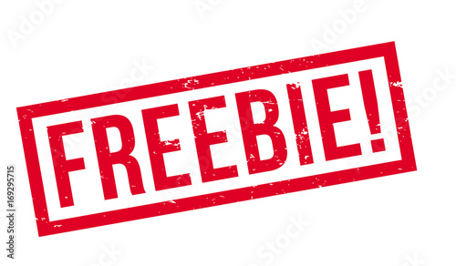 Freebie rubber stamp. Grunge design with dust scratches. Effects can be easily removed for a clean, crisp look. Color is easily changed.