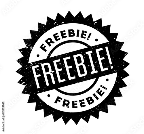 Freebie rubber stamp. Grunge design with dust scratches. Effects can be easily removed for a clean, crisp look. Color is easily changed.