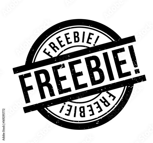 Freebie rubber stamp. Grunge design with dust scratches. Effects can be easily removed for a clean, crisp look. Color is easily changed.