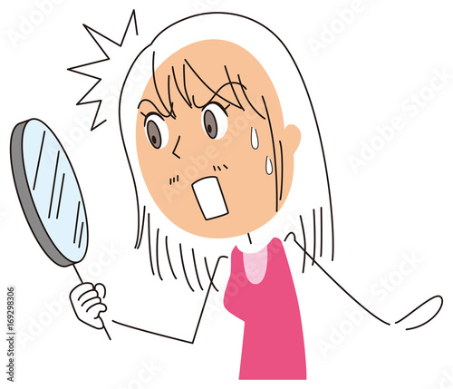 ヒゲが生えた女性