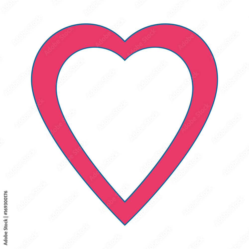 pink heart icon over white background vector illustration pink heart icon over white background vector illustration