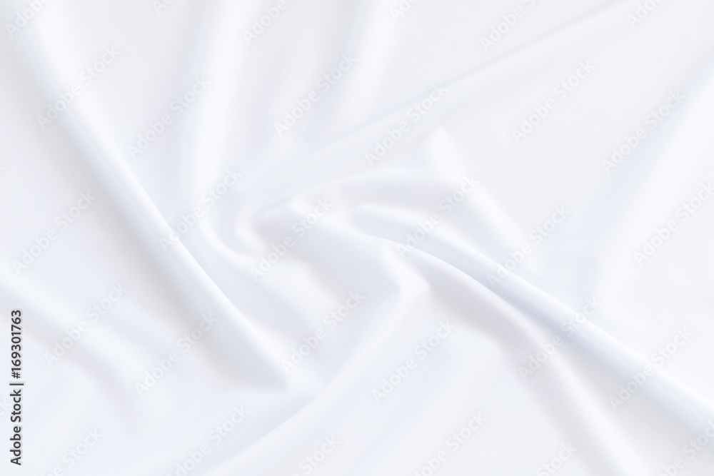 White cloth background and texture, Grooved of white fabric abstract