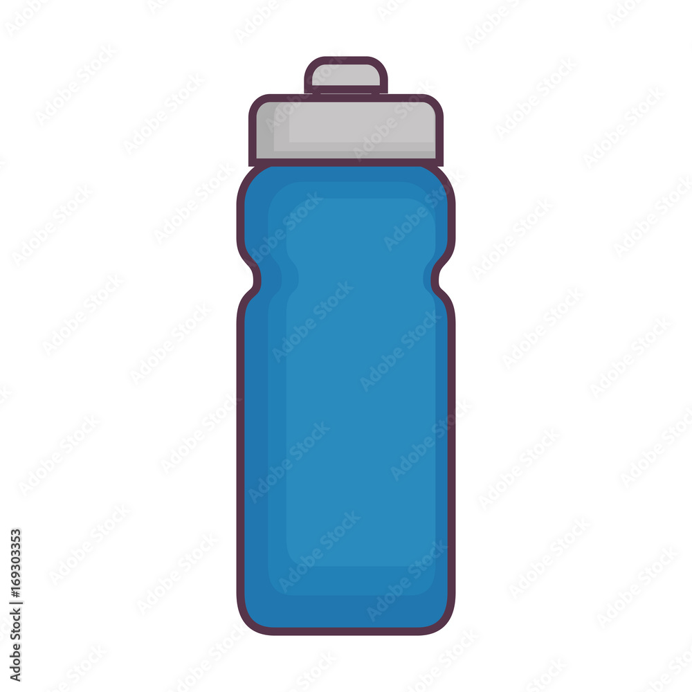 water bottle icon over white background vector illustration