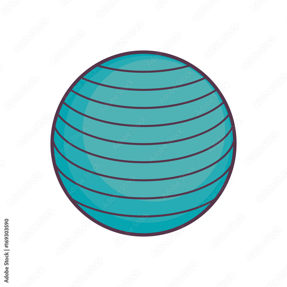 ball icon over white background vector illustration