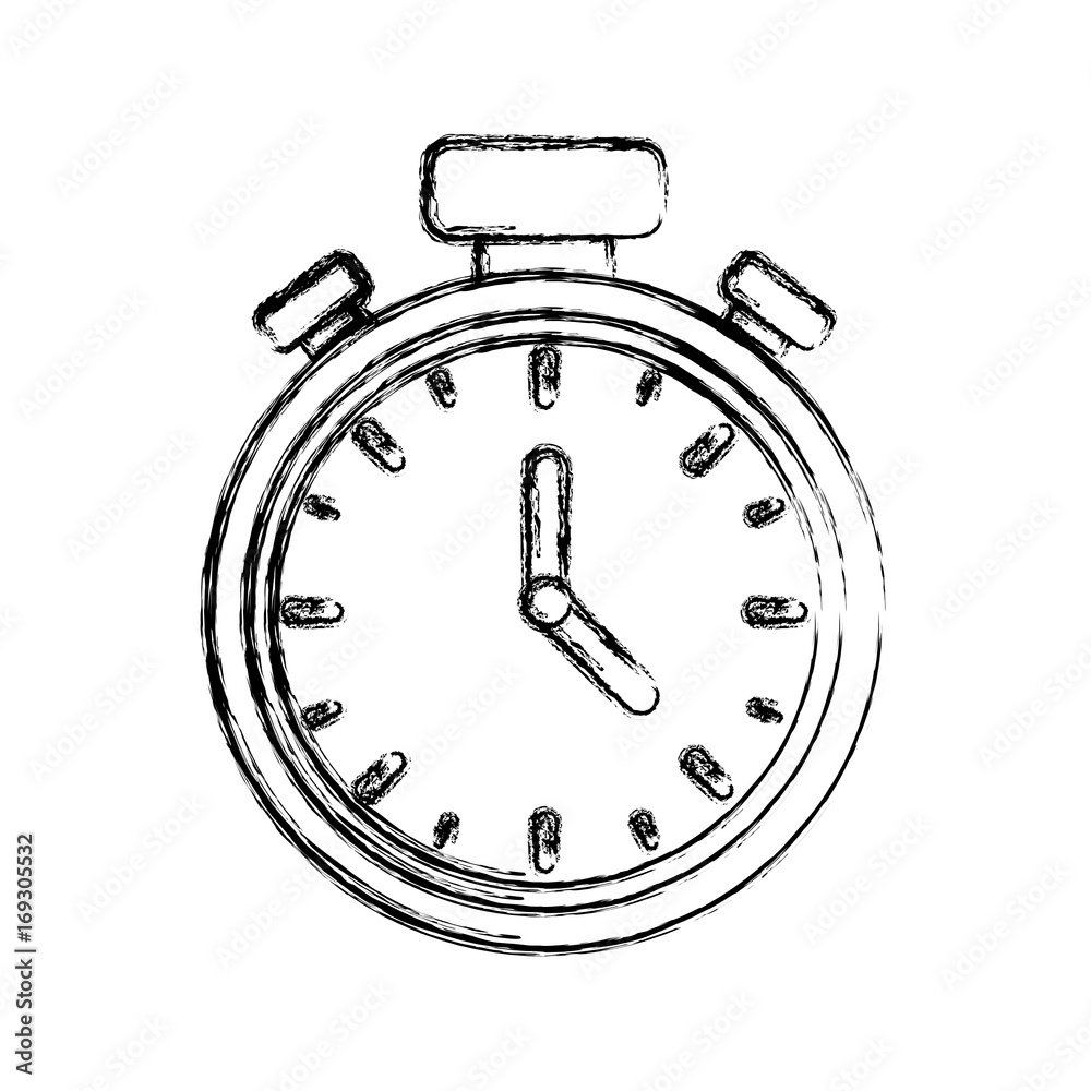 chronometer icon over white background vector illustration chronometer icon over white background vector illustration